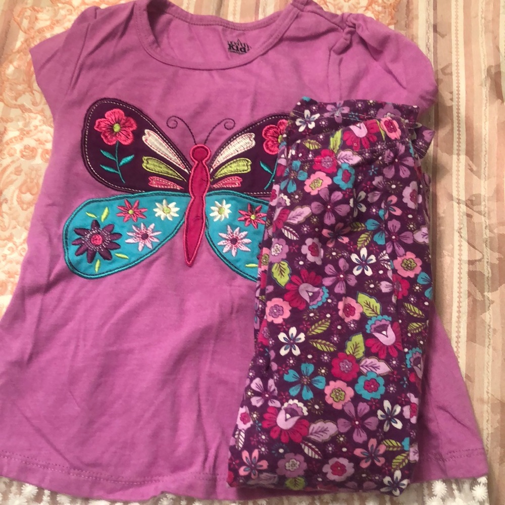 Purple toddler set
